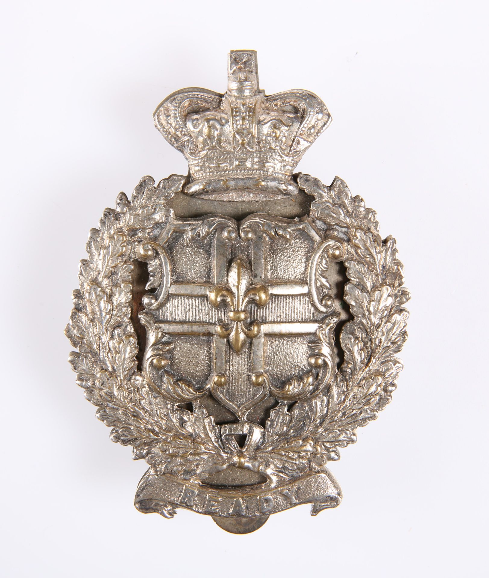 AN OFFICERS' PATTERN SILVER-PLATED POUCH BELT - Image 2 of 2