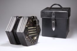 A VICTORIAN 56 BUTTON CONCERTINA