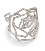 A DIAMOND CUFF BANGLE, BY GAVELLO