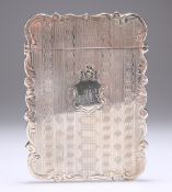 A VICTORIAN SILVER CARD CASE