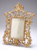 A GILT-BRASS PHOTOGRAPH FRAME