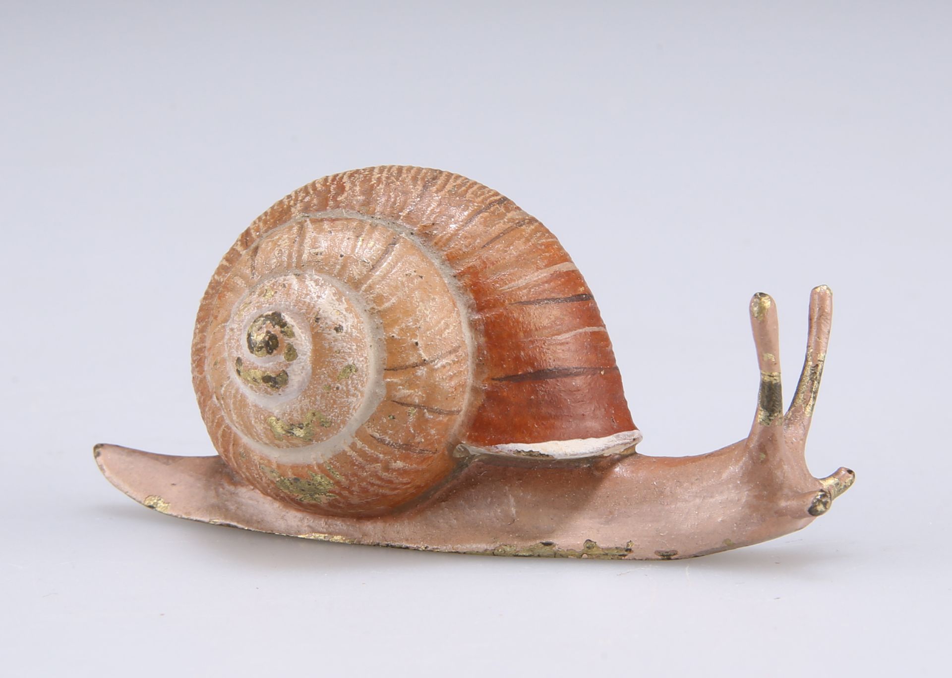 AN AUSTRIAN COLD-PAINTED BRONZE SNAIL - Image 2 of 3