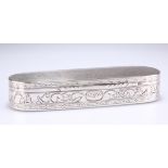 A 19TH CENTURY DUTCH SILVER SNUFF BOX