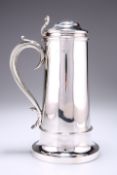 AN EARLY VICTORIAN SILVER FLAGON