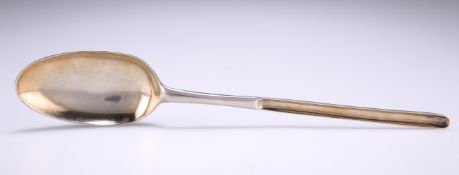 A GEORGE I BRITANNIA STANDARD SILVER MARROW SPOON