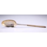 A GEORGE I BRITANNIA STANDARD SILVER MARROW SPOON