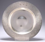 AN ELIZABETH II SILVER ARMADA DISH