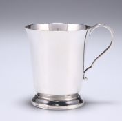 AN ELIZABETH II SILVER MUG