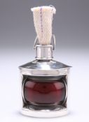 A VICTORIAN SILVER NOVELTY TABLE LIGHTER