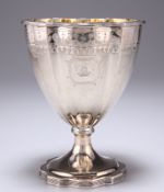 A GEORGE III SILVER GOBLET