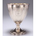 A GEORGE III SILVER GOBLET