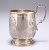 AN ARTS AND CRAFTS SILVER MUG