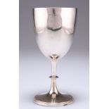 A GEORGE V SILVER GOBLET