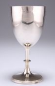 A GEORGE V SILVER GOBLET