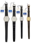 A GROUP OF FOUR TISSOT WATCHES