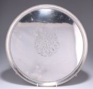 AN OLD SHEFFIELD PLATE SALVER, CIRCA 1790