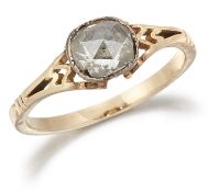 A SOLITAIRE DIAMOND RING