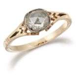 A SOLITAIRE DIAMOND RING