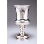 A LARGE VICTORIAN SILVER GOBLET