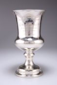 A LARGE VICTORIAN SILVER GOBLET