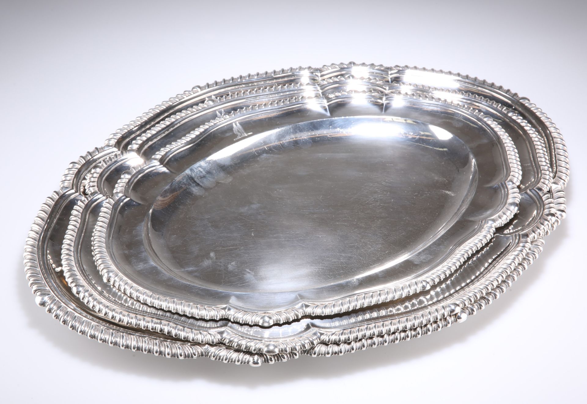A SUITE OF THREE VICTORIAN PROVINCIAL SILVER MEAT DISHES