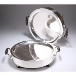 A PAIR OF OLD SHEFFIELD PLATE WARMING DISHES