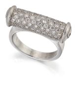 THEO FENNELL: A DIAMOND 'SHAFT' DRESS RING