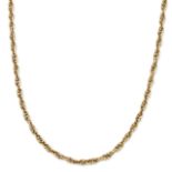 A 9 CARAT GOLD PRINCE OF WALES CHAIN NECKLACE