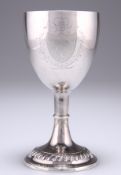 A GEORGE III SILVER GOBLET