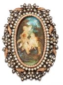 A 19TH CENTURY PORTRAIT MINIATURE