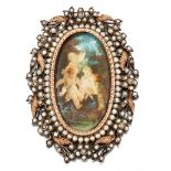 A 19TH CENTURY PORTRAIT MINIATURE