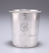 A FRENCH SILVER BEAKER