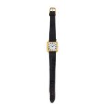 LADY'S 18 CARAT GOLD ASPREY STRAP WATCH