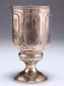 A VICTORIAN SILVER GOBLET