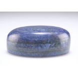 A LAPIS LAZULI PAPERWEIGHT