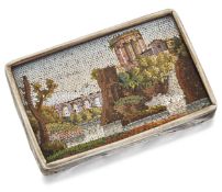 A 19TH CENTURY ITALIAN MICRO-MOSAIC PANEL