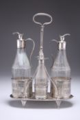 AN OLD SHEFFIELD PLATE CRUET, CIRCA 1790