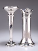 A GEORGE V SILVER VASE