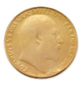 A 1902 EDWARD VII DOUBLE SOVEREIGN £2 COIN