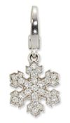 AN 18CT BULGARI SNOWFLAKE CHARM,