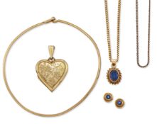 FOUR ITEMS OF JEWELLERY