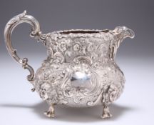 A VICTORIAN SILVER JUG