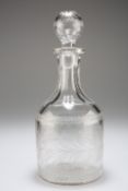 A LATE VICTORIAN MALLET DECANTER