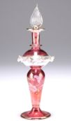 A VENETIAN PERFUME BOTTLE AND STOPPER