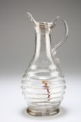 AN 18TH CENTURY FRENCH GLASS JUG