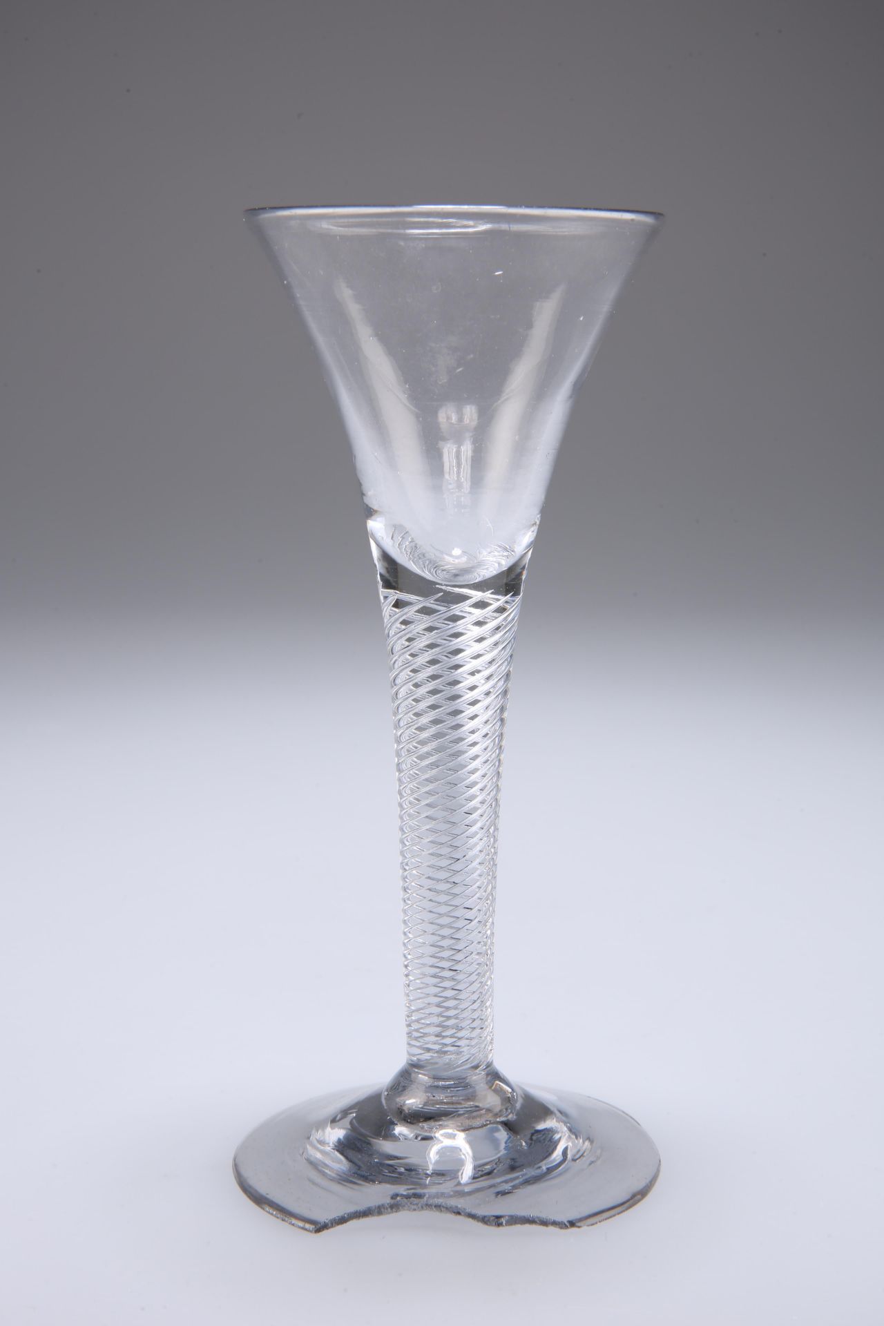 A GEORGIAN WINE GLASS - Image 2 of 2