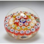 A MILLIFIORE GLASS PAPERWEIGHT, CIRCA 1895