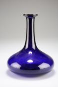 A BRISTOL BLUE CARAFE