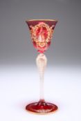 A VENETIAN LIQUEUR GLASS