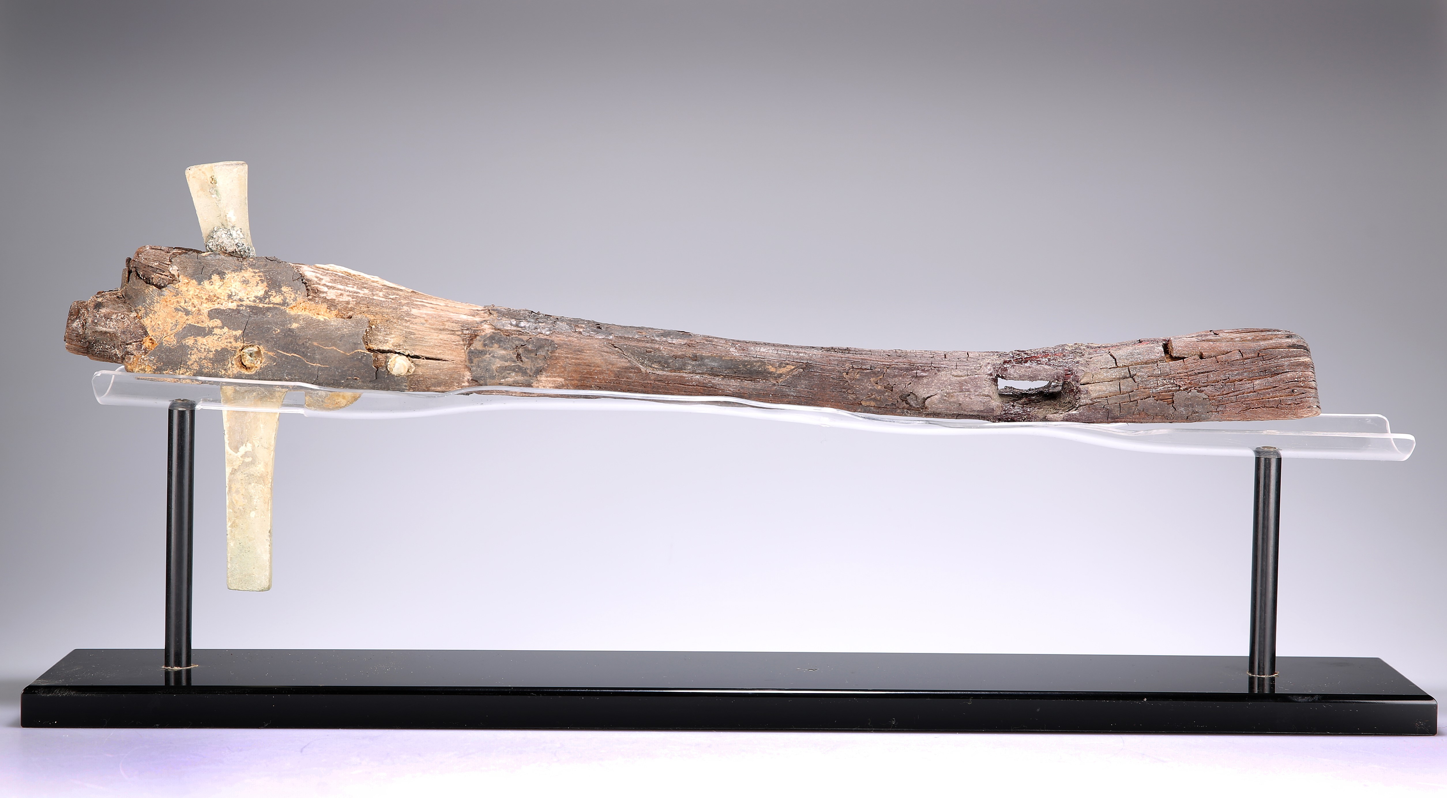 A RARE CROSSBOW 'NU', EASTERN HAN DYNASTY